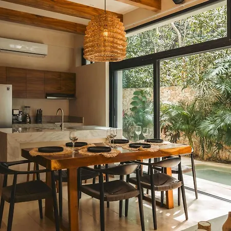 Trendy 3Br Villa, Private Pool In Tulum Paradise