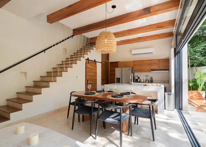 Chic Villa-apartment In Aldea Zama, Private Pool & Security * Tulum