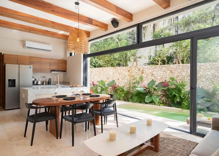 Сasa de vacaciones Chic Villa-apartment In Aldea Zama, Private Pool & Security Tulum