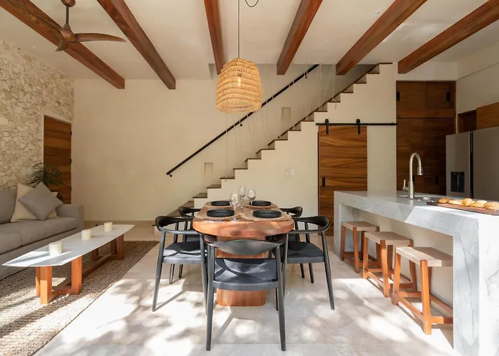 Chic Villa-apartment In Aldea Zama, Private Pool & Security Сasa de vacaciones Tulum