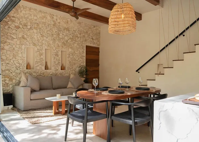 Chic Villa-apartment In Aldea Zama, Private Pool & Security Tulum