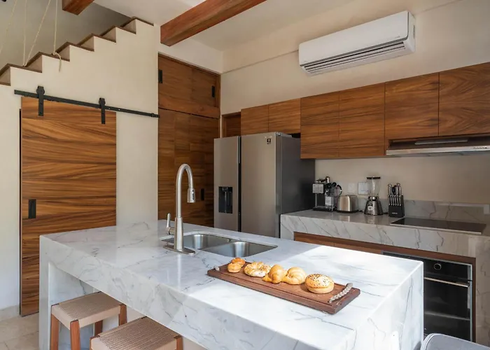 Сasa de vacaciones Chic Villa-apartment In Aldea Zama, Private Pool & Security