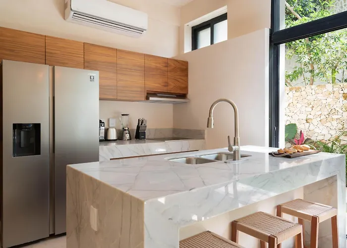 Сasa de vacaciones Chic Villa-apartment In Aldea Zama, Private Pool & Security