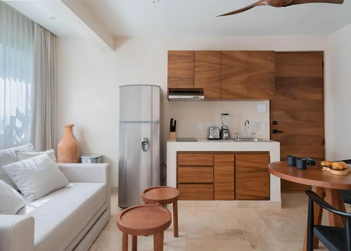 Chic Villa-apartment In Aldea Zama, Private Pool & Security *